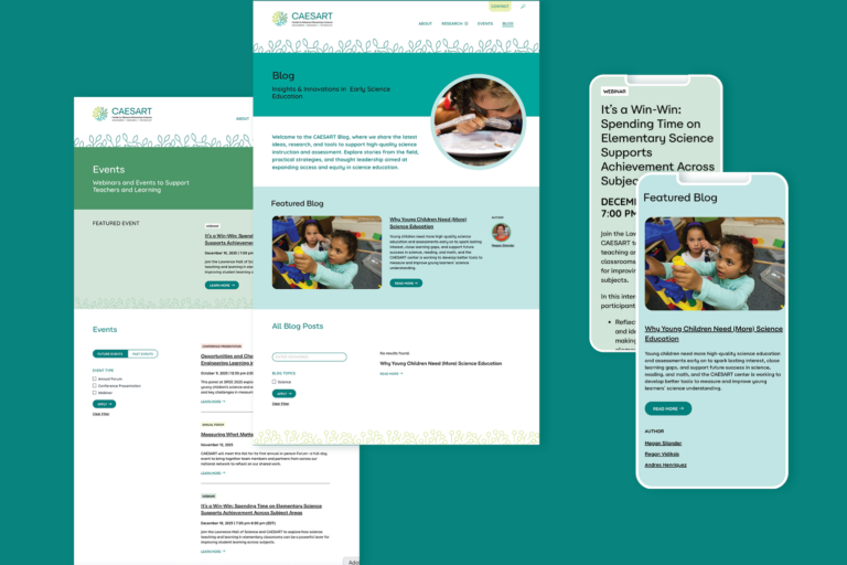 CAESART website design