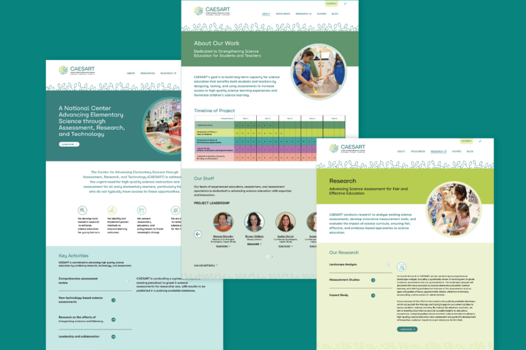 CAESART website design