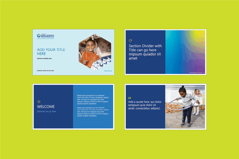 Center for Early Learning Professionals